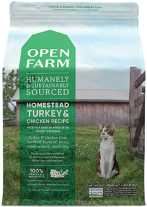 Open Farm Homestead Turkey and Chicken Grain-Free Dry Cat Food